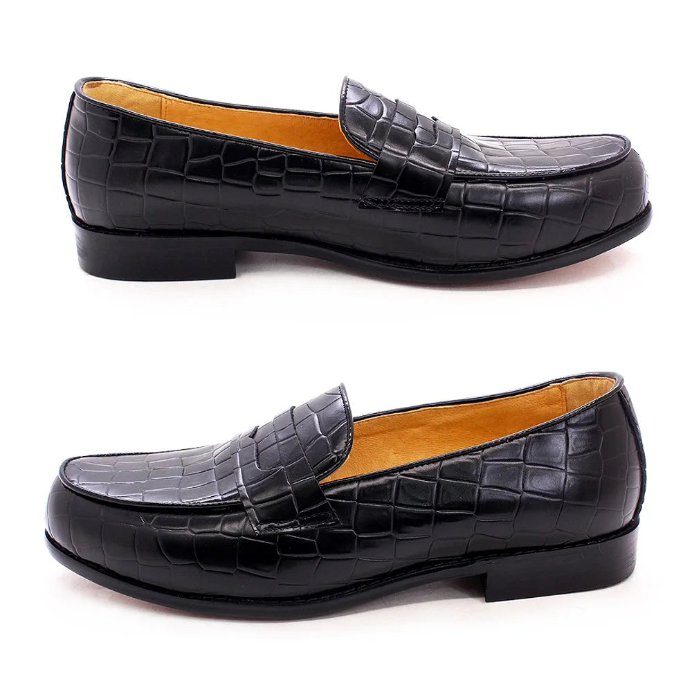 Mocassin Penny Homme Imprimé Alligator