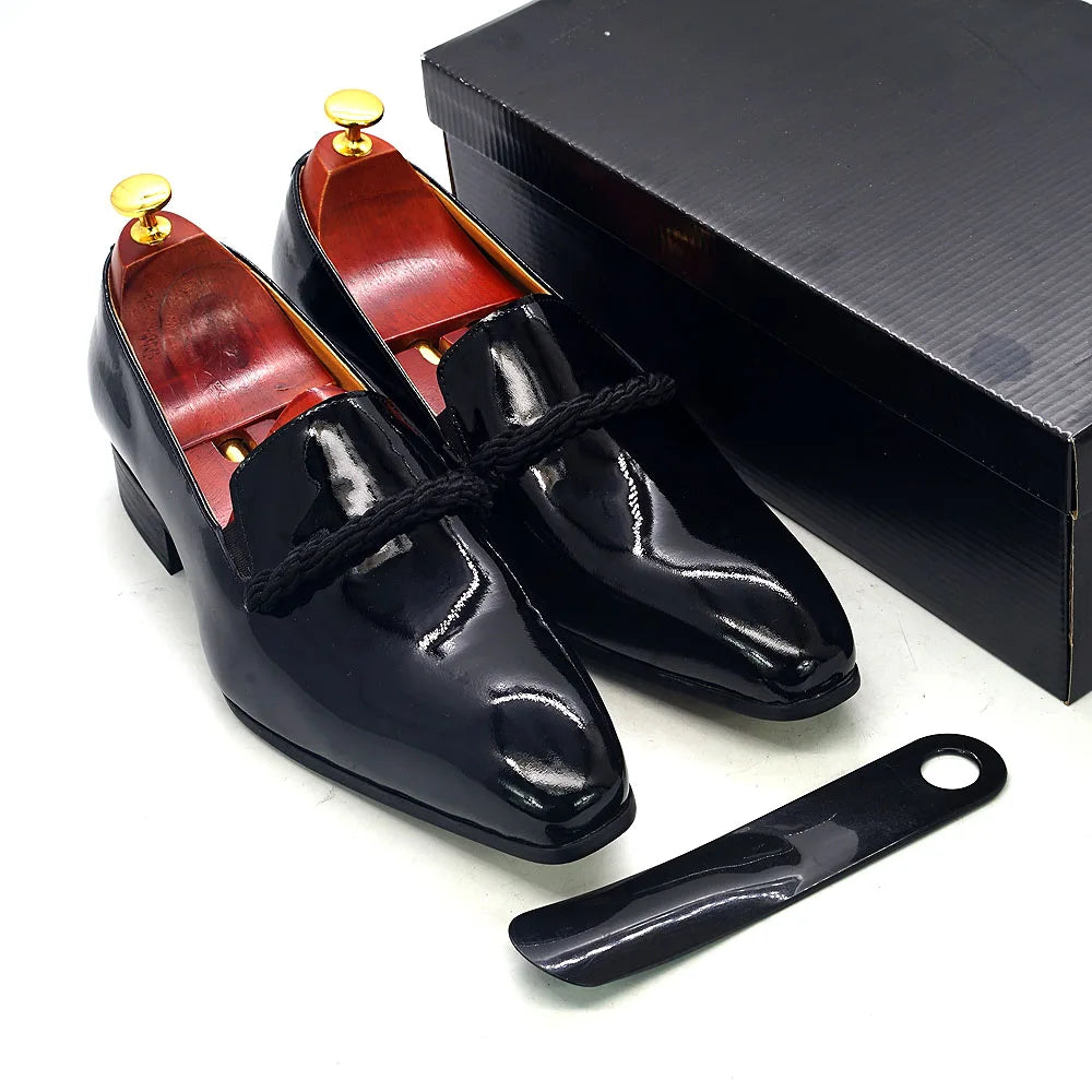 Mocassin de Soirée Homme Vernis Luxe