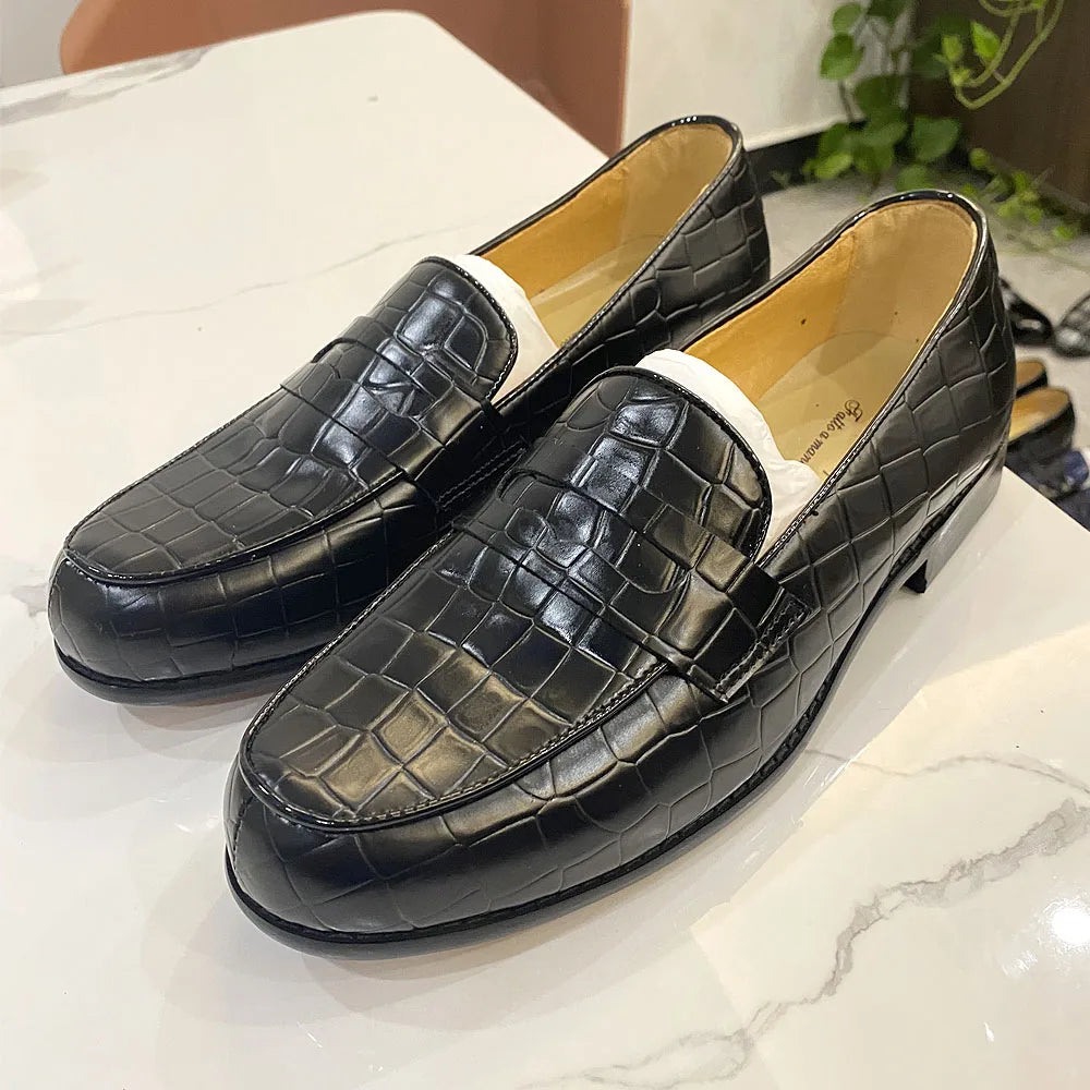 Mocassin Penny Homme Imprimé Alligator