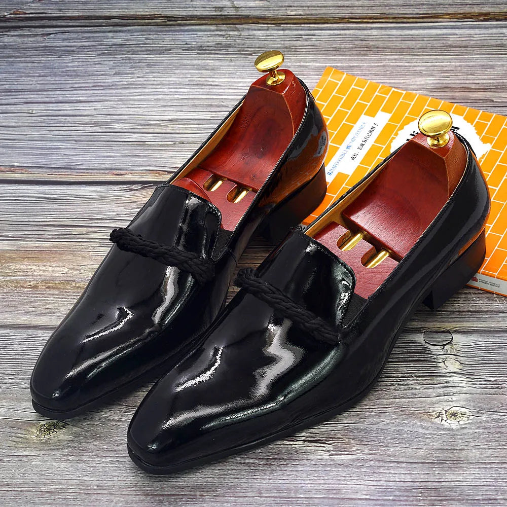 Mocassin de Soirée Homme Vernis Luxe