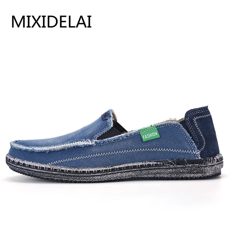 Mocassin en Jean Homme Pas Cher