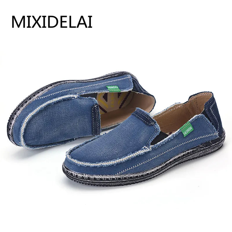 Mocassin en Jean Homme Pas Cher