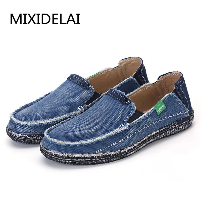 Mocassin en Jean Homme Pas Cher