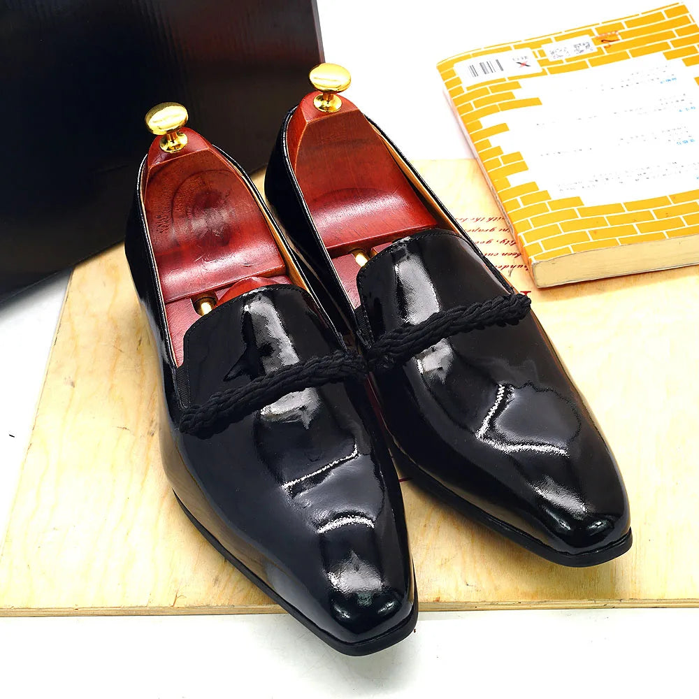 Mocassin de Soirée Homme Vernis Luxe