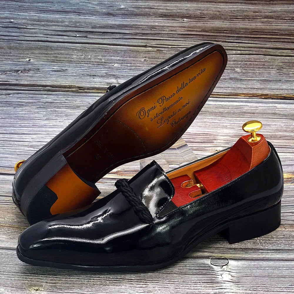 Mocassin de Soirée Homme Vernis Luxe