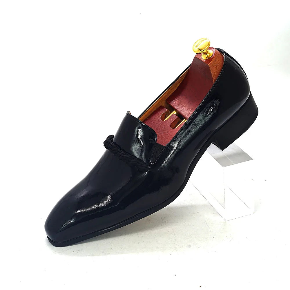 Mocassin de Soirée Homme Vernis Luxe