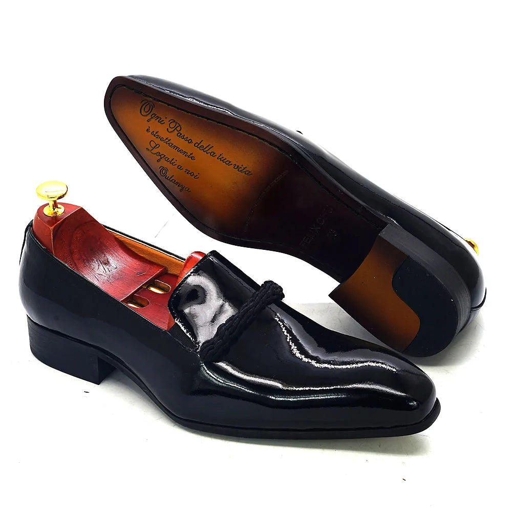 Mocassin de Soirée Homme Vernis Luxe