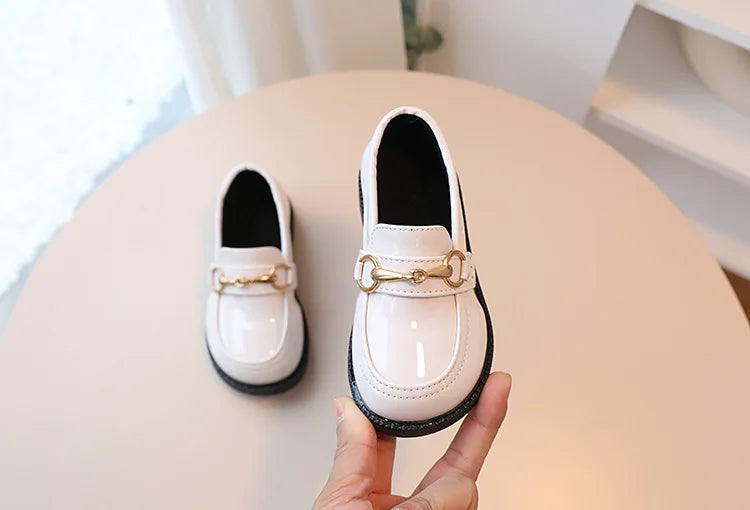 Girl Shoe Fashion Flats for Children Casual Kid Shoe Comfortable PU Leather Shoes Boys Girl Kid Candy Loafers Flat Boy Shoe여아 구두