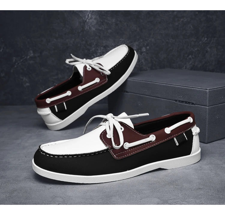 Mocassin Bateau Homme Marron