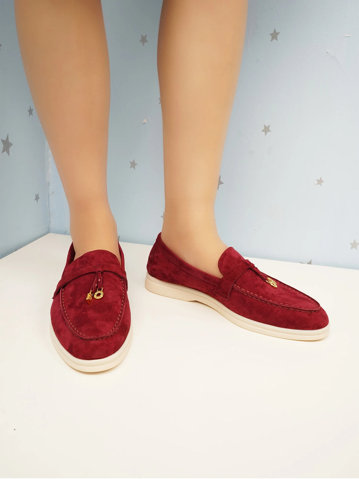 GJ High-Quality Brand Women's Shoes Luxury Leather Round Toe Retro Casual Shoes Spring Thick Soled Loafers Driving Shoes