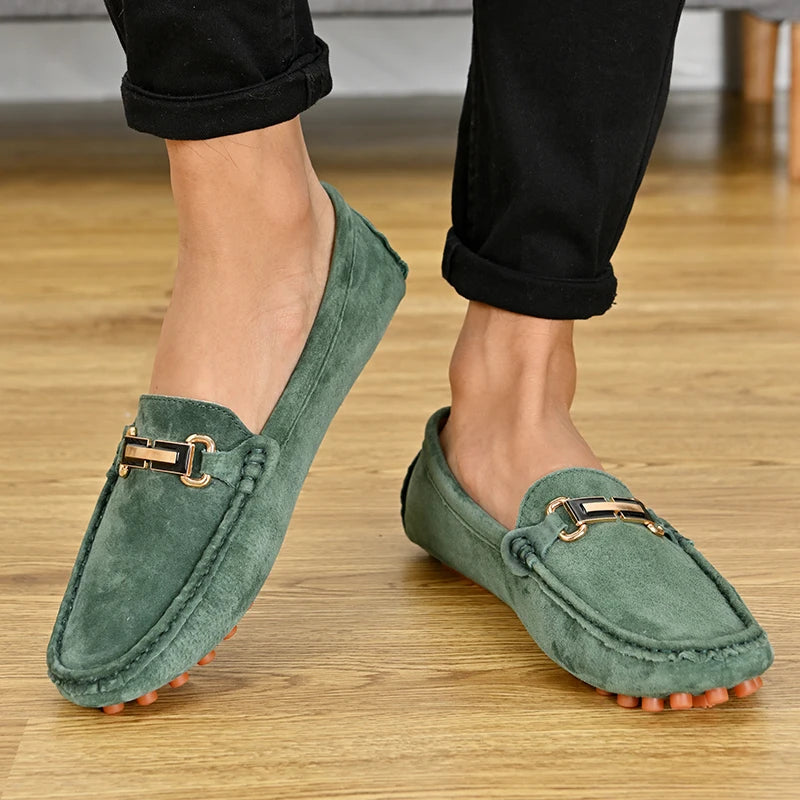 Mocassin Bleu Nuit Homme