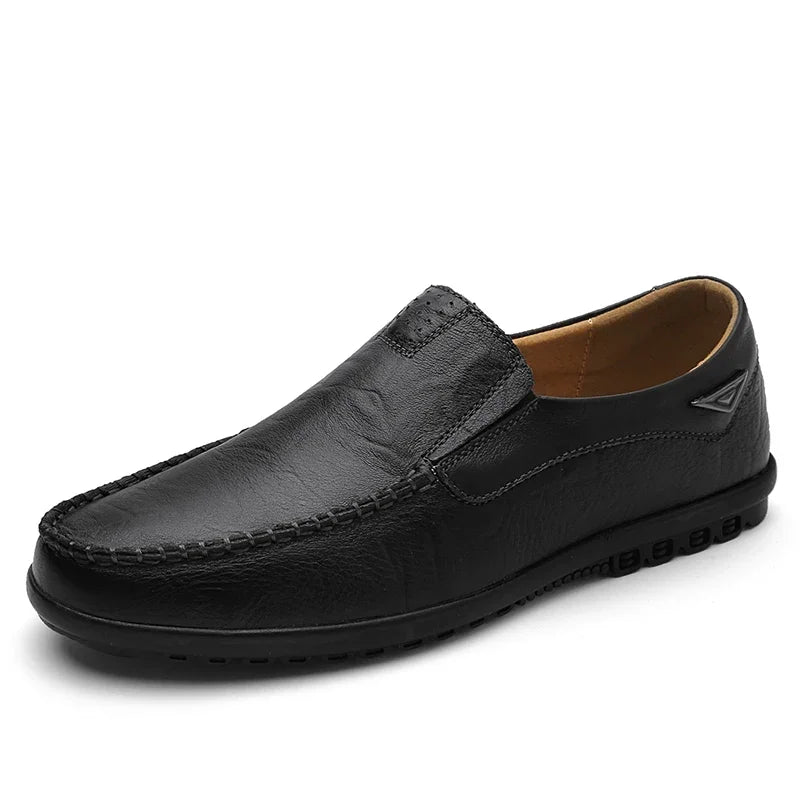 Mocassin Noir Homme Confortable