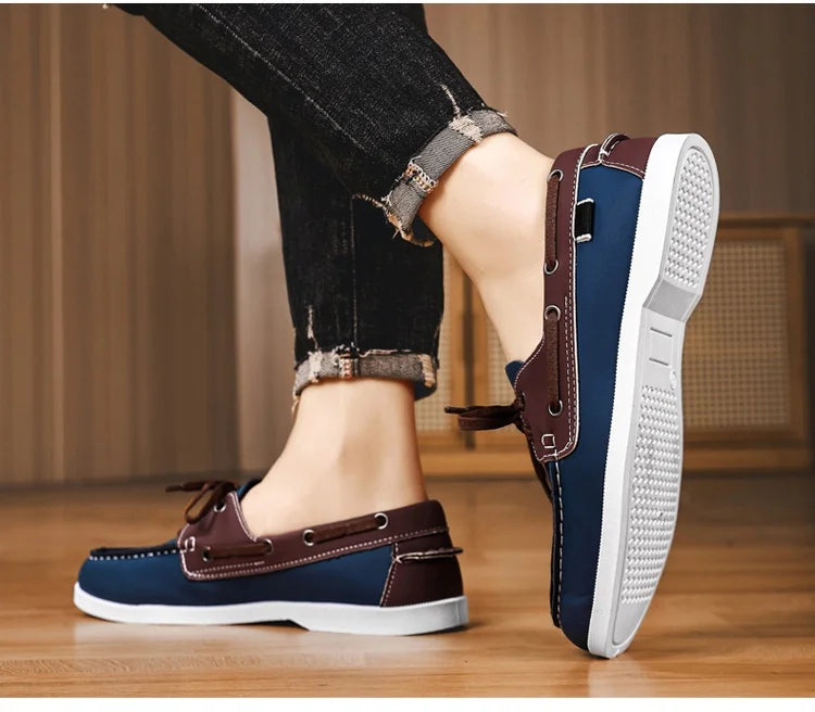 Mocassin Bateau Homme Marron