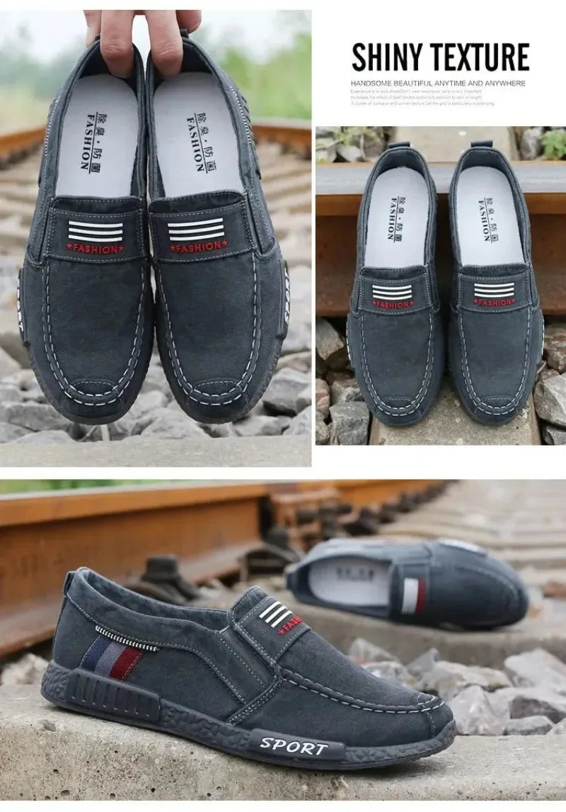 Mocassin Slip-On Toile Homme