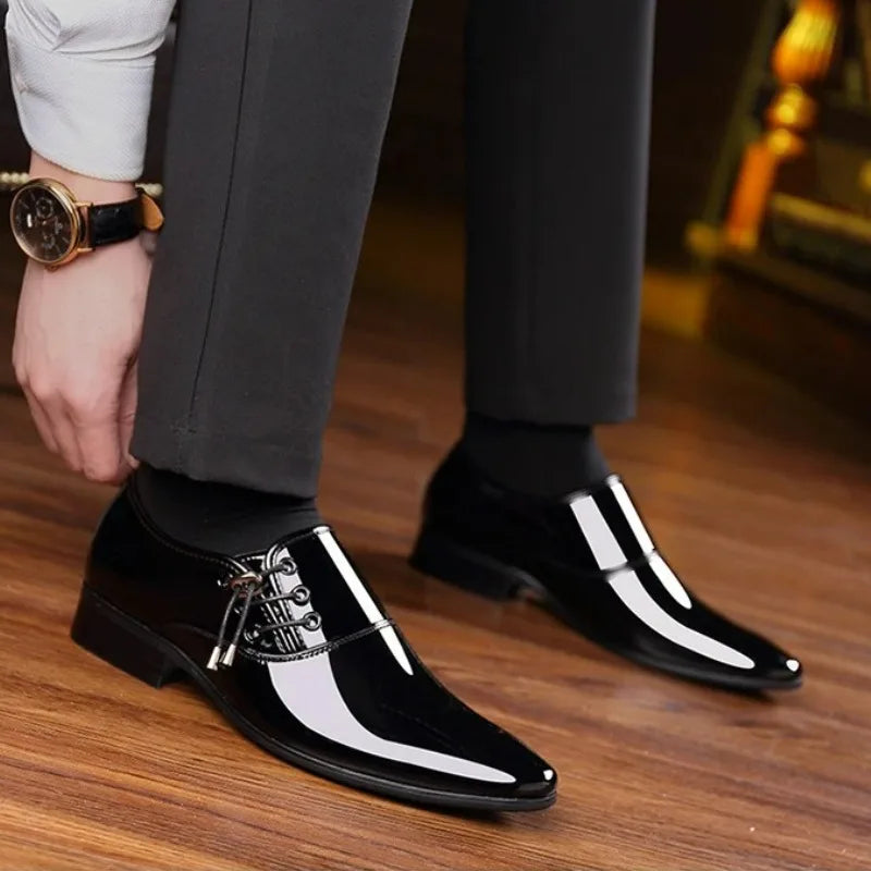 Mocassin Homme Bout Pointu Vernis