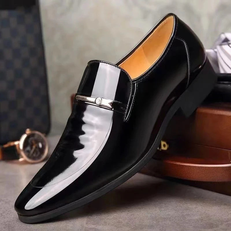 Mocassin Bordeaux Homme Vernis