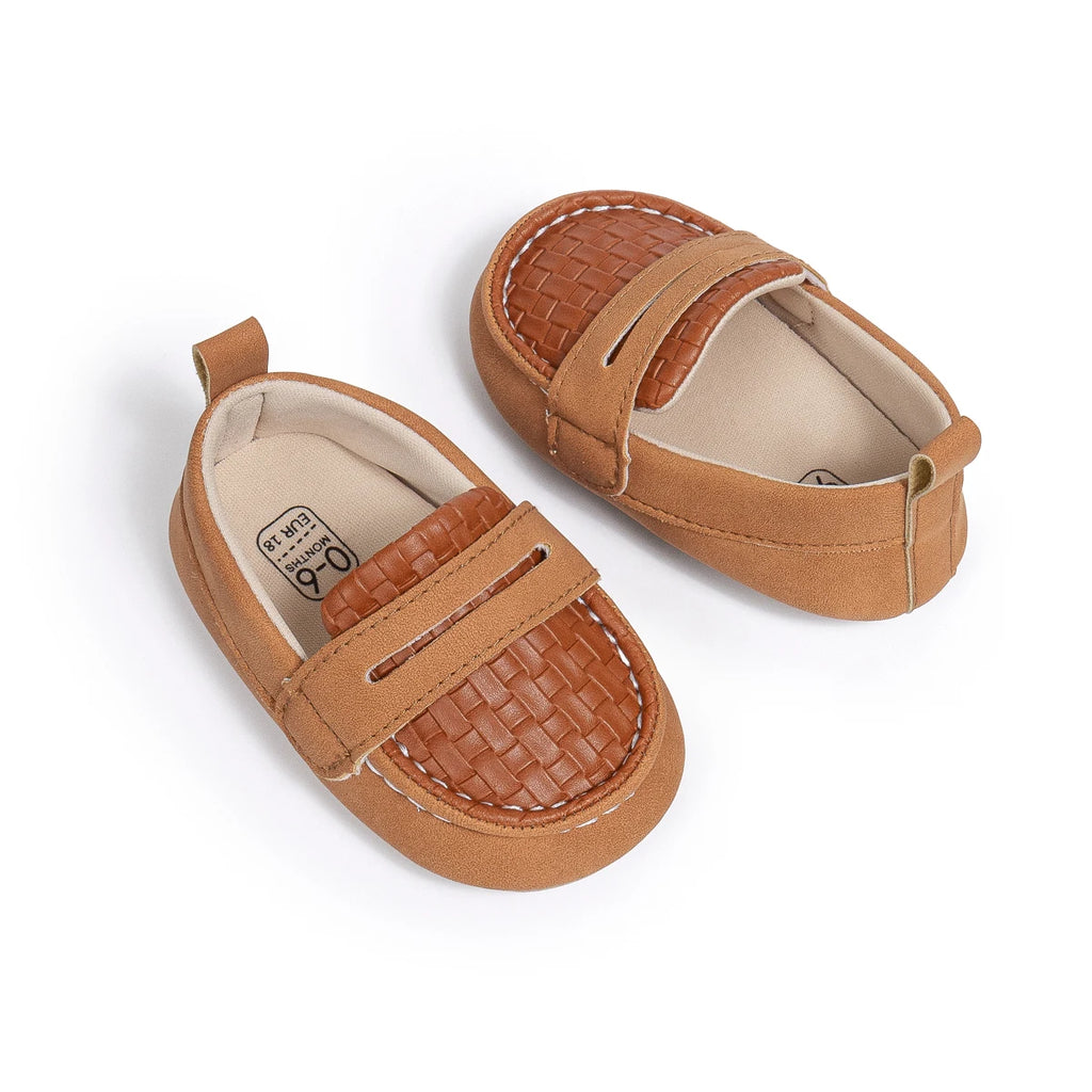 KIDSUN Baby Girls Boys Classic Loafers Infant Oxford Dress Shoes Prewalker Soft Slip On Moccasin Crib Flats Newborn Shoes