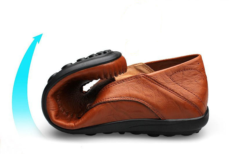 Mocassin Camel Homme