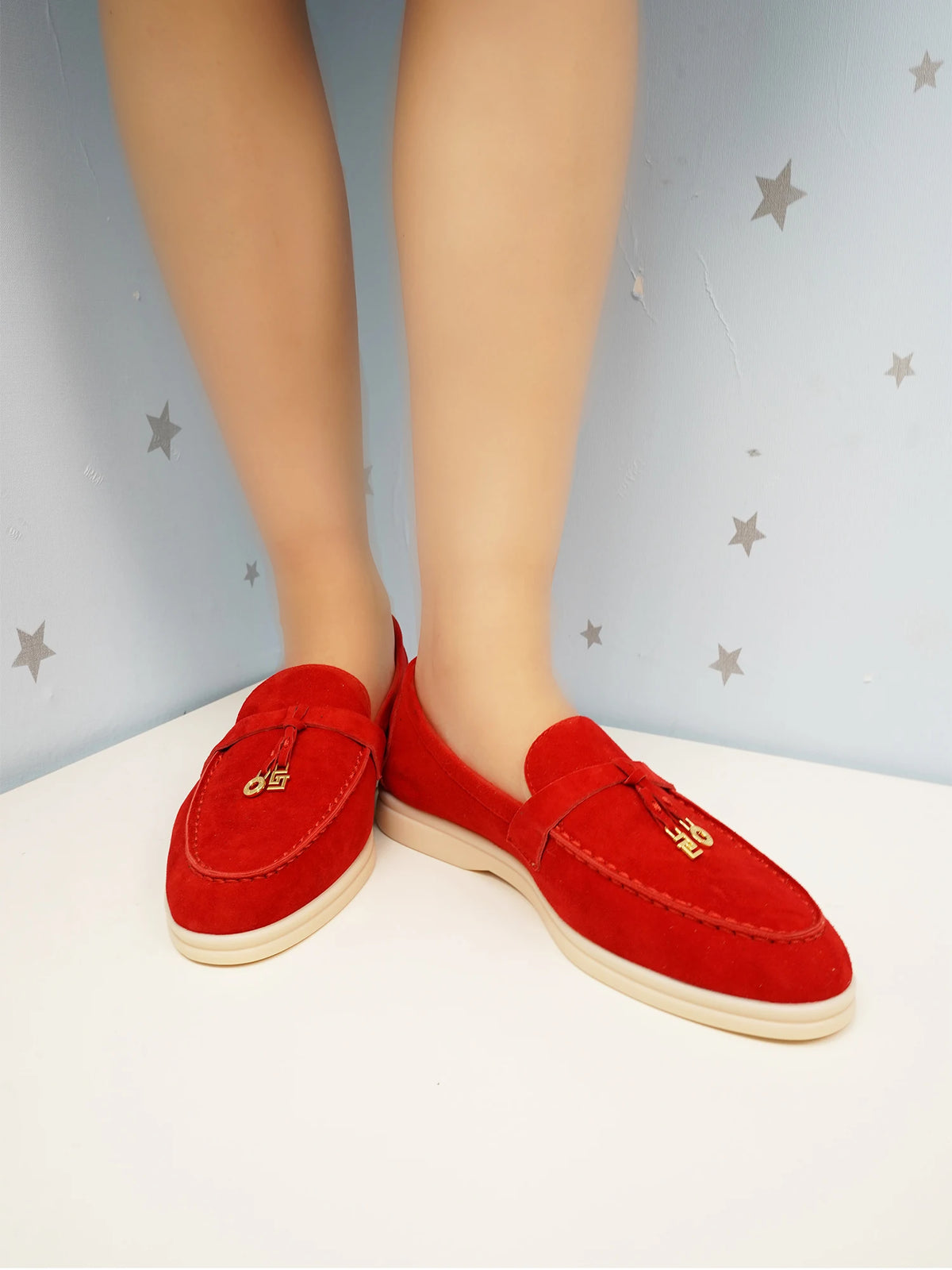 GJ High-Quality Brand Women's Shoes Luxury Leather Round Toe Retro Casual Shoes Spring Thick Soled Loafers Driving Shoes
