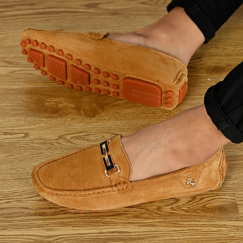 Mocassin Bleu Nuit Homme