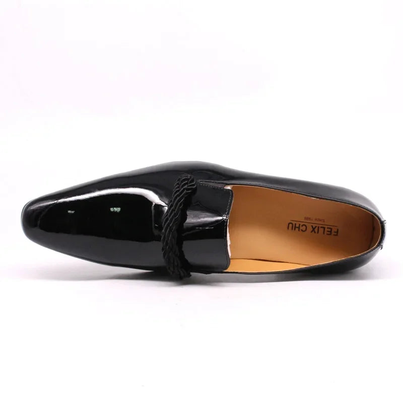Mocassin de Soirée Homme Vernis Luxe