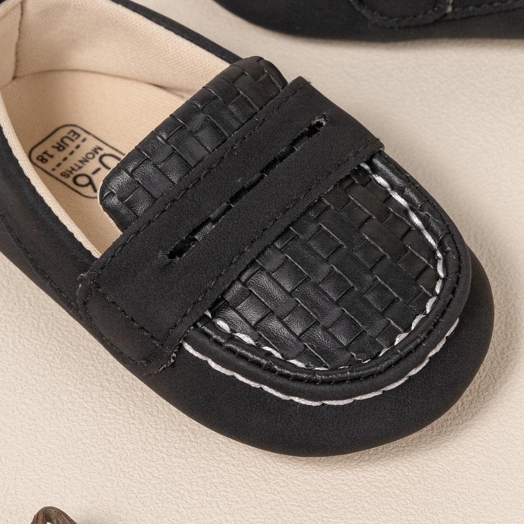 KIDSUN Baby Girls Boys Classic Loafers Infant Oxford Dress Shoes Prewalker Soft Slip On Moccasin Crib Flats Newborn Shoes
