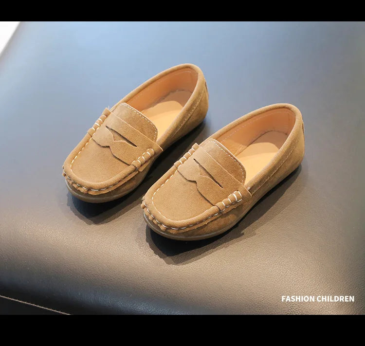 Spring Autumn Boy Leather Shoe Fashion Breathable Non-slip Children Loafers Causal Kids School Party Wedding Formal Flats Shoes
