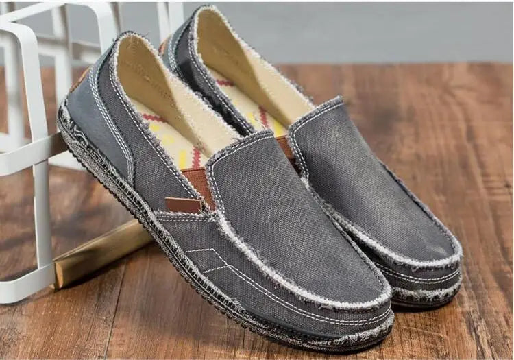 Mocassin Toile Homme