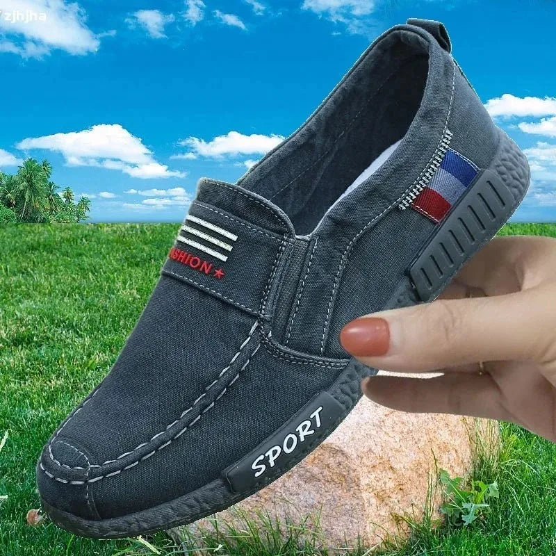 Mocassin Slip-On Toile Homme