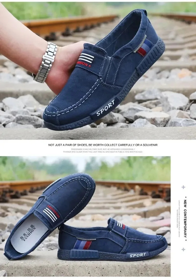 Mocassin Slip-On Toile Homme