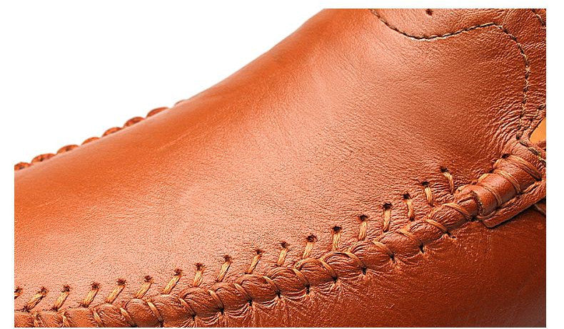 Mocassin Camel Homme