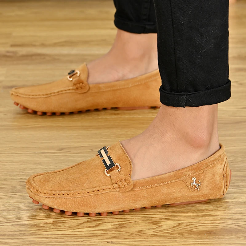 Mocassin Bleu Nuit Homme