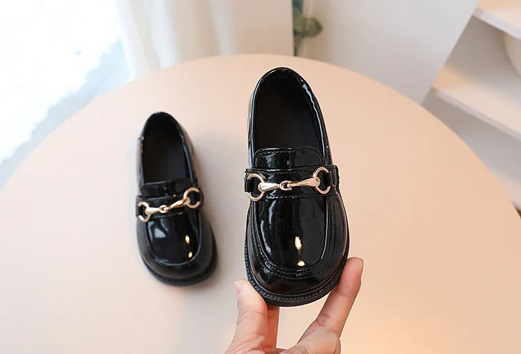 Girl Shoe Fashion Flats for Children Casual Kid Shoe Comfortable PU Leather Shoes Boys Girl Kid Candy Loafers Flat Boy Shoe여아 구두