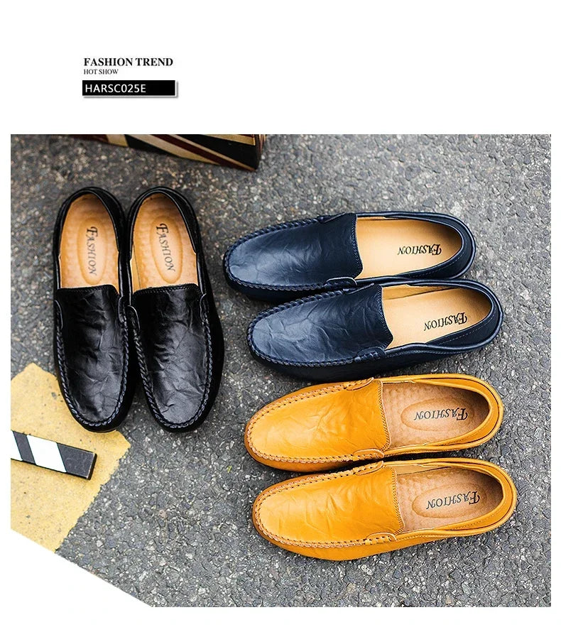 Mocassin Bateau Homme Noir