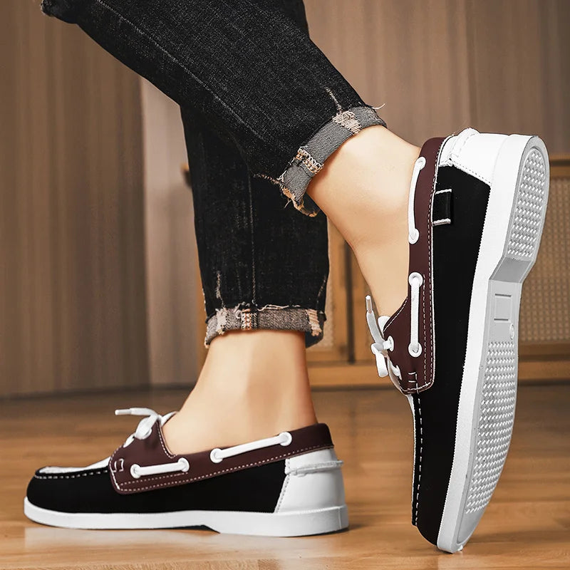Mocassin Bateau Homme Marron