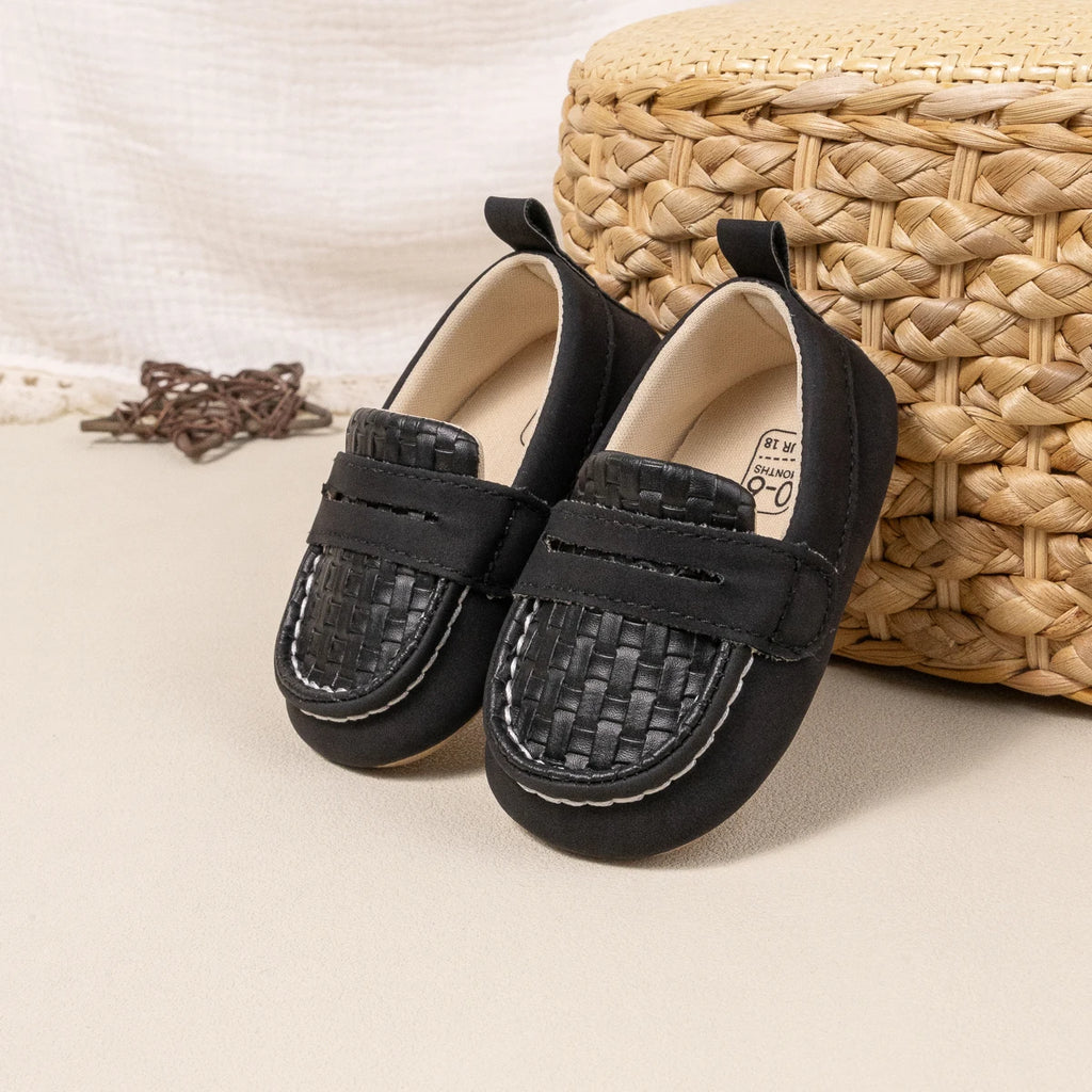 KIDSUN Baby Girls Boys Classic Loafers Infant Oxford Dress Shoes Prewalker Soft Slip On Moccasin Crib Flats Newborn Shoes