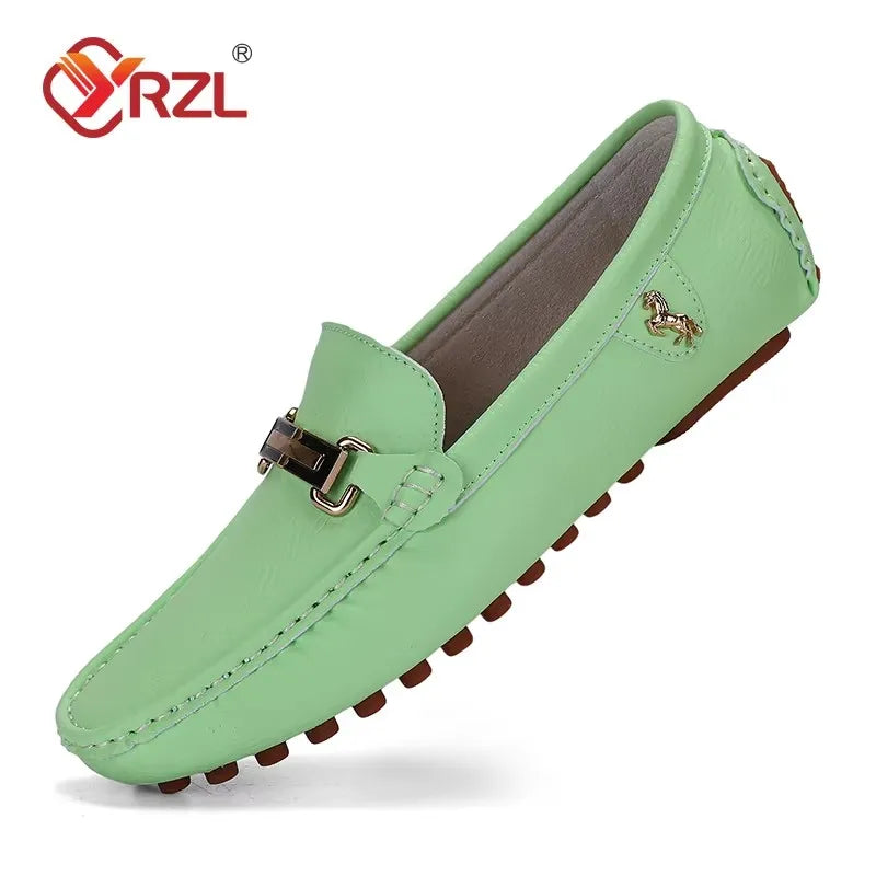 Mocassin Turquoise Homme