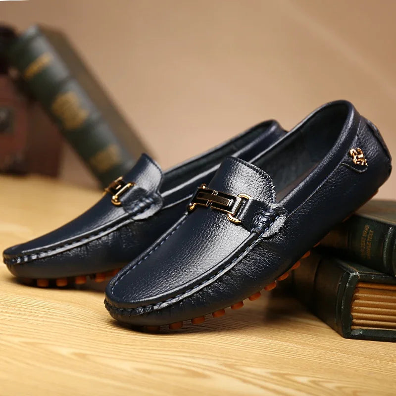Mocassin Turquoise Homme