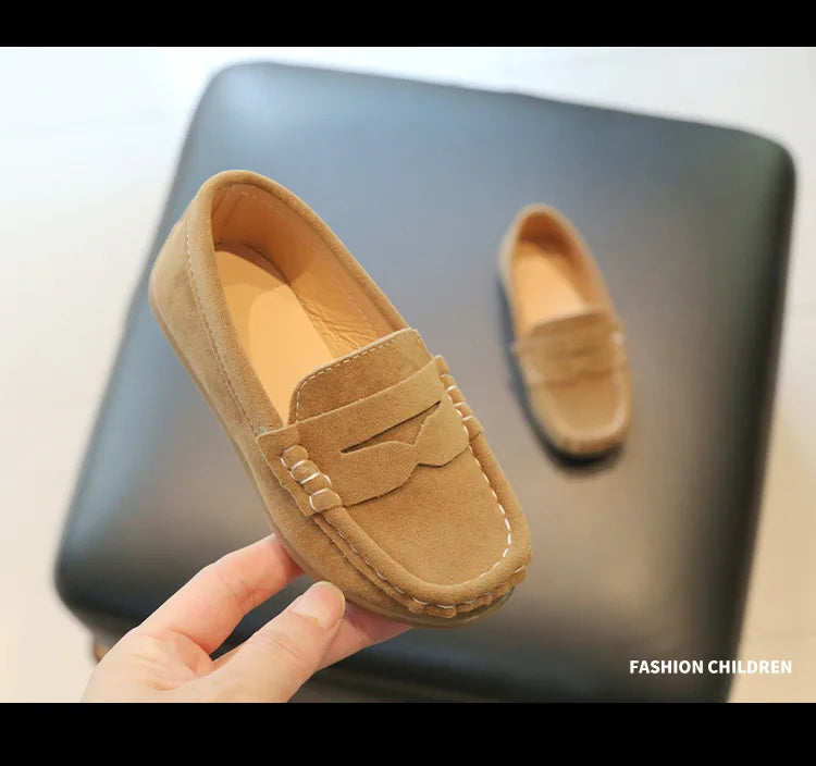 Boy Leather Shoe Spring Autumn Versatile Children's School Formal Performance Loafers Causal Non-slip Kids Slip-on Flats Shoes