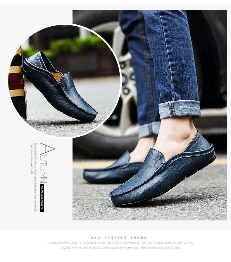 Mocassin Bateau Homme Noir