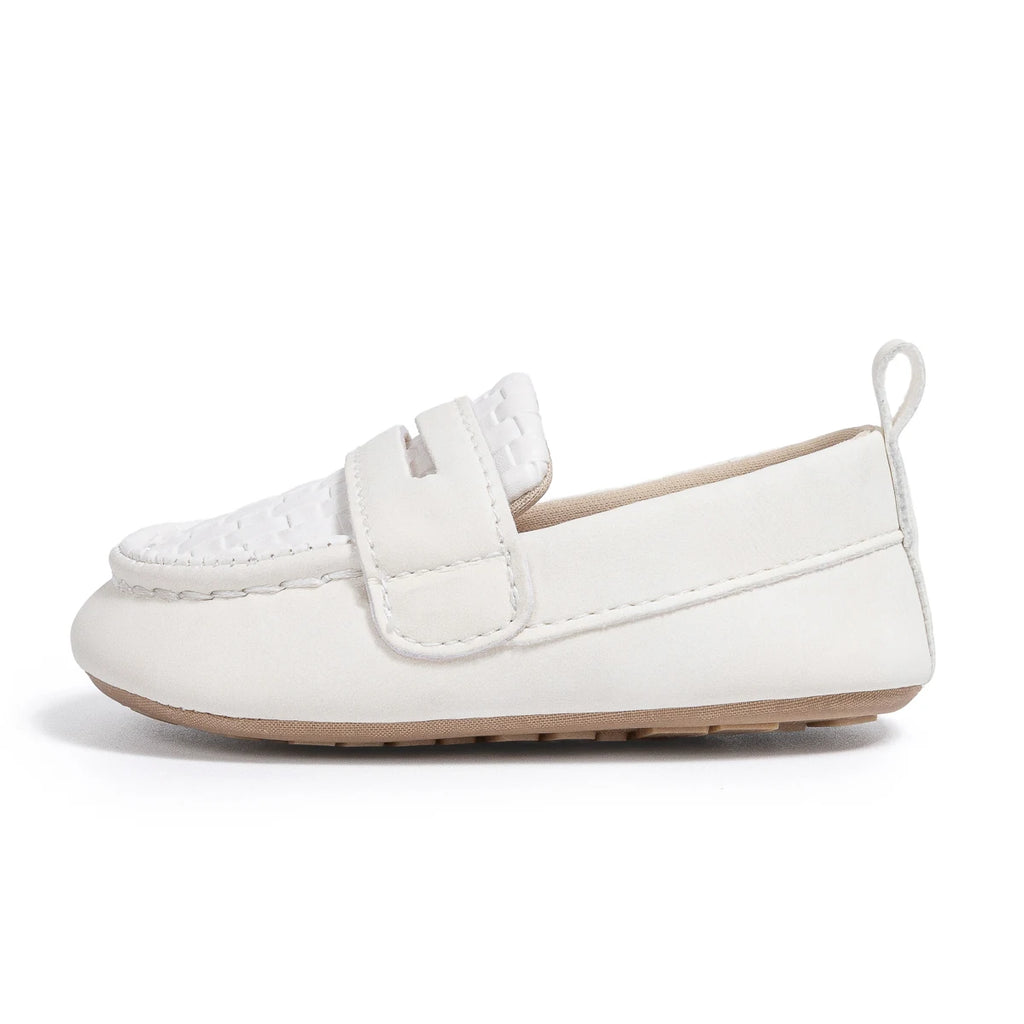 KIDSUN Baby Girls Boys Classic Loafers Infant Oxford Dress Shoes Prewalker Soft Slip On Moccasin Crib Flats Newborn Shoes