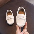 2025 New Fashion Kids Moccasins Soft Bottom Children Flats Retro Classic Boys Girls Casual Shoes Soild Color Versatile Non-slip