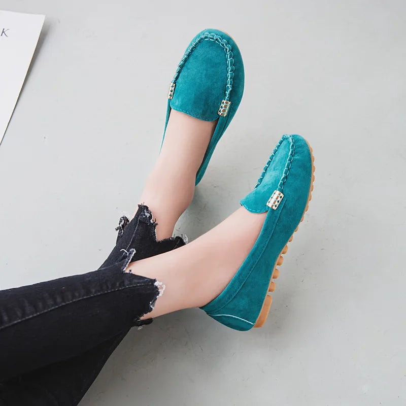 Mocassin Jean Femme