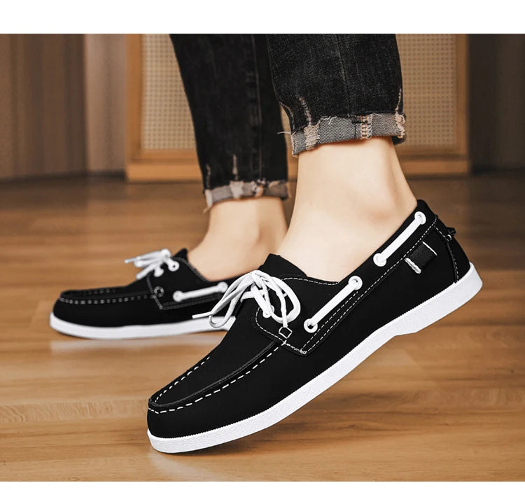 Mocassin Bateau Homme Marron