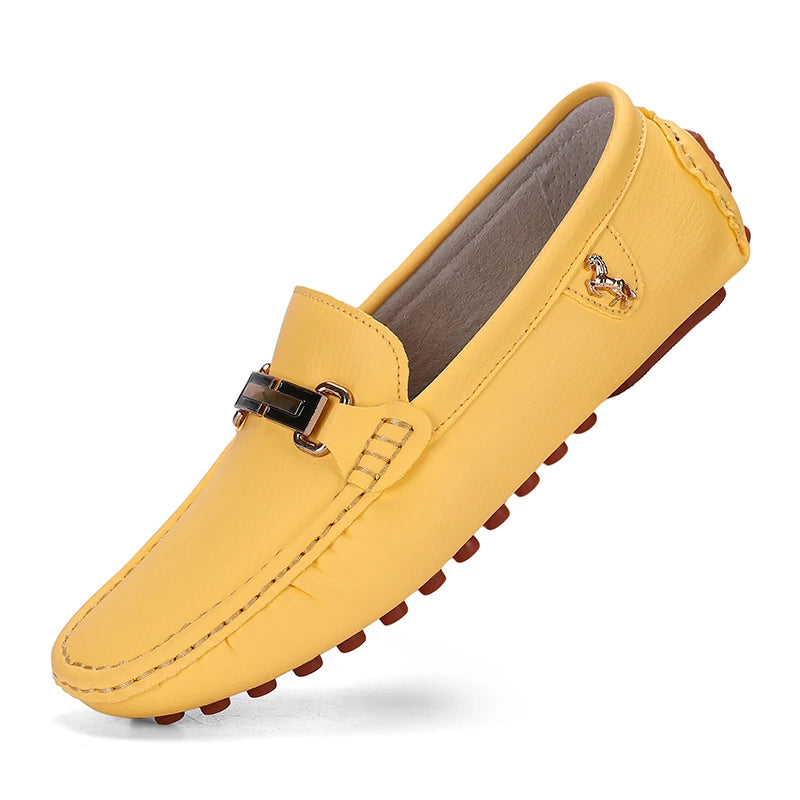 Mocassin Turquoise Homme