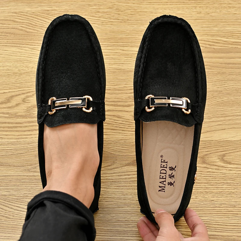 Mocassin Bleu Nuit Homme