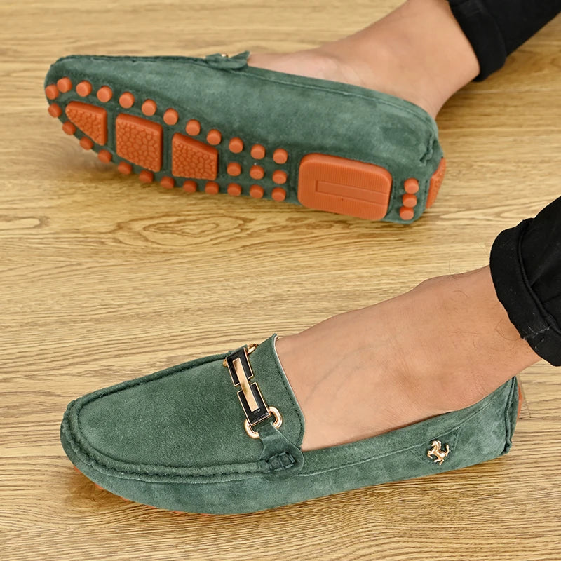 Mocassin Bleu Nuit Homme