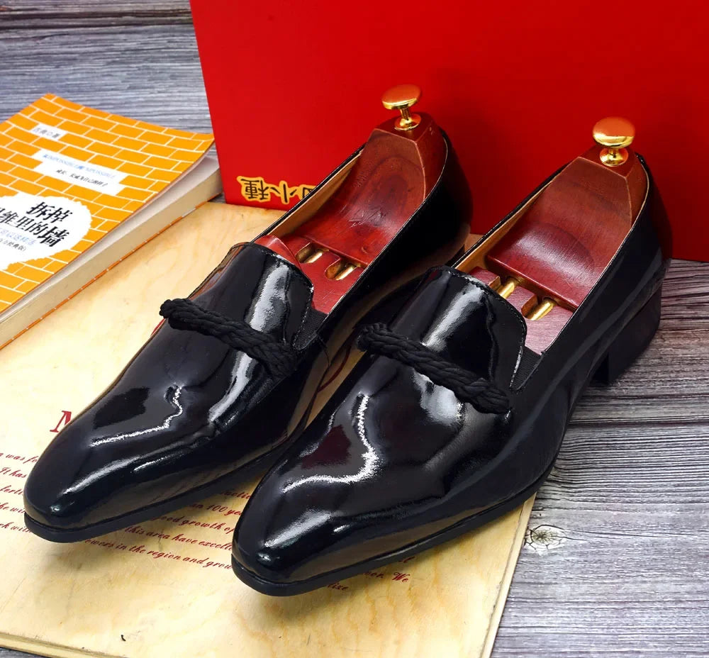 Mocassin de Soirée Homme Vernis Luxe