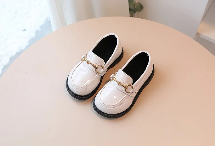 Girl Shoe Fashion Flats for Children Casual Kid Shoe Comfortable PU Leather Shoes Boys Girl Kid Candy Loafers Flat Boy Shoe여아 구두