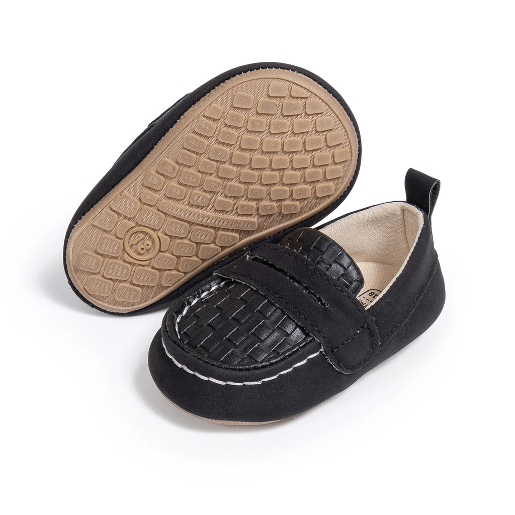KIDSUN Baby Girls Boys Classic Loafers Infant Oxford Dress Shoes Prewalker Soft Slip On Moccasin Crib Flats Newborn Shoes